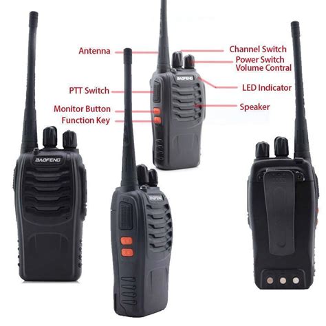 Baofeng Bf 888s Walkie Talkie Pack Of 4 4099 Shipped