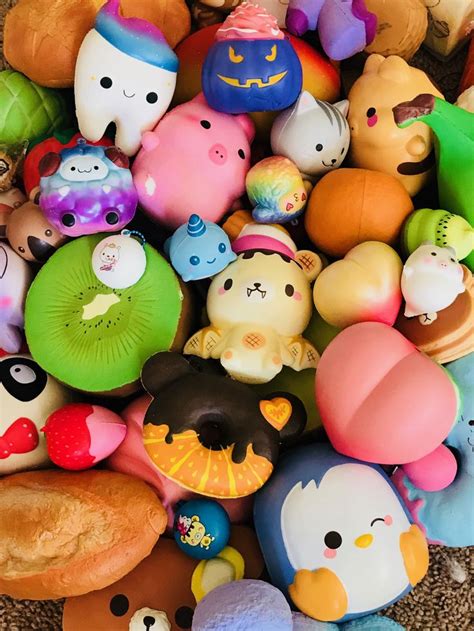 Squishy Collection Squishies Diy Slime And Squishy Cute Squishies