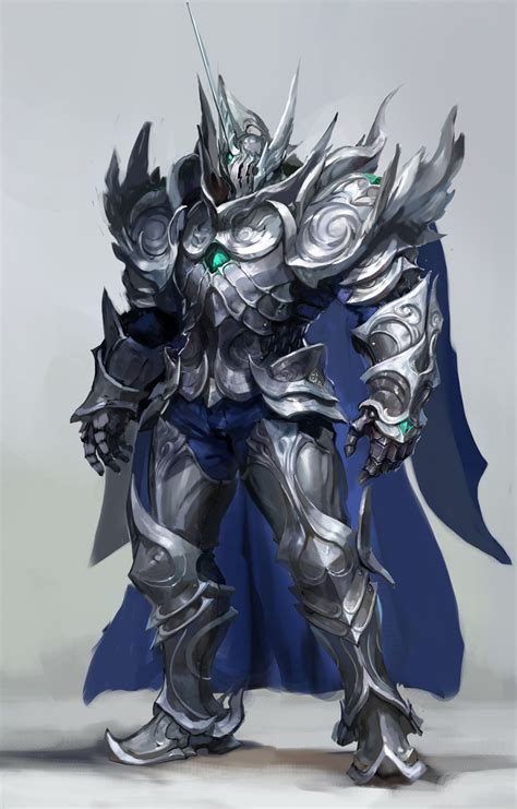 Artstation Knight Class Woong Seok Kim Dragon Armor Concept Art