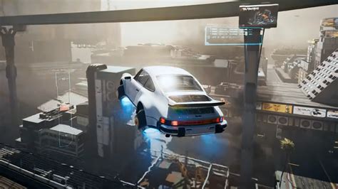 Finally A Cyberpunk 2077 Mod That Gives You A Flying Car Pcgamesn