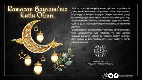 RAMAZAN BAYRAMINIZ KUTLU OLSUN