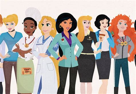 Princesas Disney Se Convierten En Profesionistas Metro World News