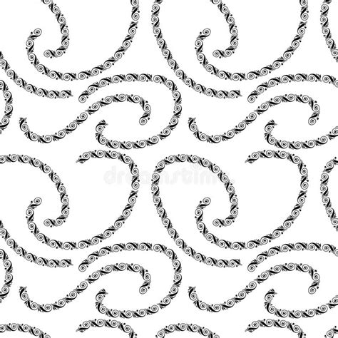 Decorative Curved Feathers As Avian Plumage Vector Set Stock Vector