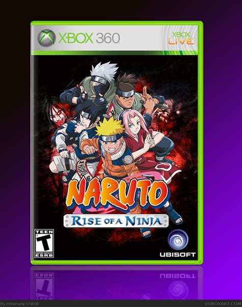 Viewing Full Size Naruto Rise Of A Ninja Box Cover