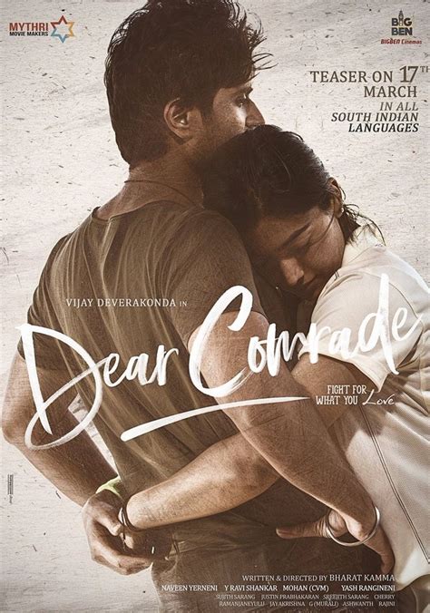 Dear Comrade Streaming Where To Watch Movie Online