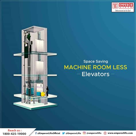 Key Benefits Of Machine Room Less Elevators Emperor Lifts