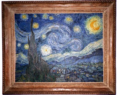 Vincent Van Gogh The Starry Night Van Gogh Wall Art Impressionist Painting Style Nature Forest