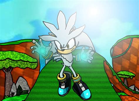 Sonic Drawing Silver Sonic Rivals Pose 1 By Acetimerad On Deviantart