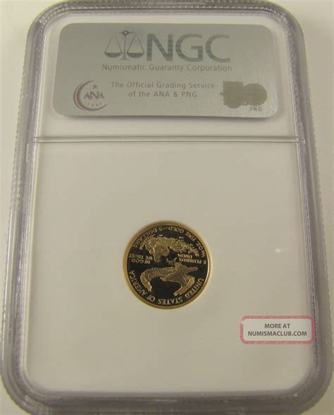 2001 W 110 Oz Gold Eagle Ngc Pf70 Ultra Cameo
