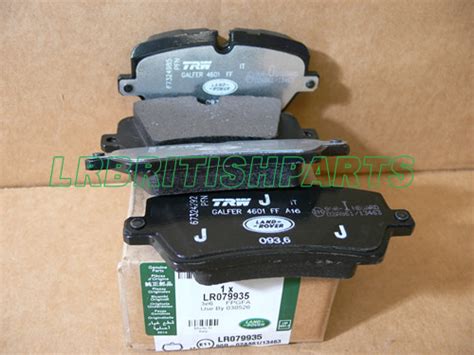 Genuine Land Rover Front And Rear Brake Pads Range Rover 13 Range Rover