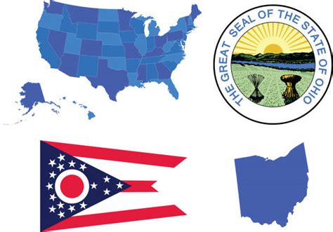 Best Ohio Flag Illustrations Royalty Free Vector Graphics And Clip Art