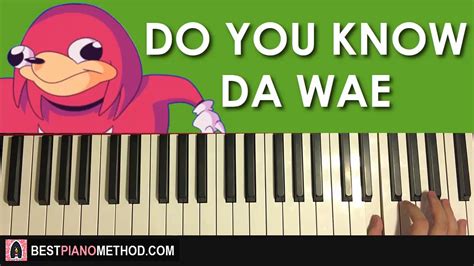Were you there? is a summary dismissal of evolution and old earth science used by some creationists, who weren't there either. HOW TO PLAY - UGANDAN KNUCKLES - DO YOU KNOW DA WAE (Piano ...