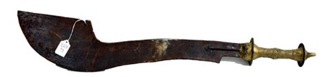 Sold Price African Artifact Benin Ceremonial Sword April 3 0117 5