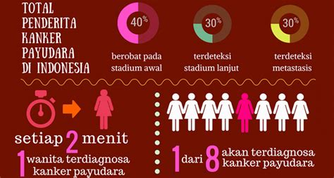 Infografik Kanker Payudara Di Indonesia Breast Friends Reach To