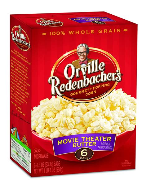 Buy Orville Redenbachers Gourmet Microwavable Popcorn Movie Theater