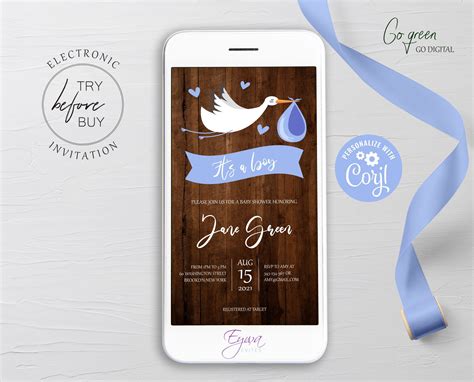 Baby shower invitations these pictures of this page are about:evite baby shower invitation. Stork Baby Shower Evite Its a Boy Baby Shower Electronic ...