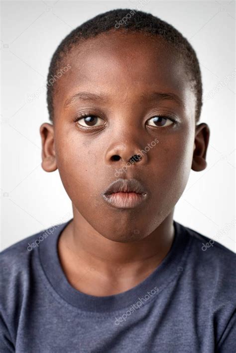 African Boy Face Real African Boy Face — Stock Photo © Daxiao