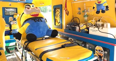 This Minion Themed Ambulance Is Here To Cheer You Up