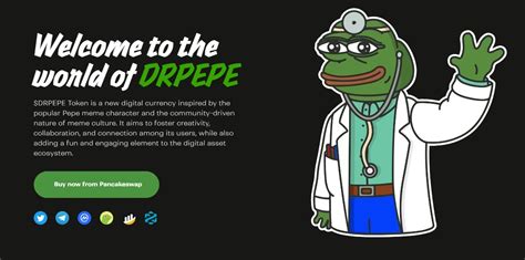 DR PEPE On Twitter DRPEPE Token Is A New Digital Currency Inspired