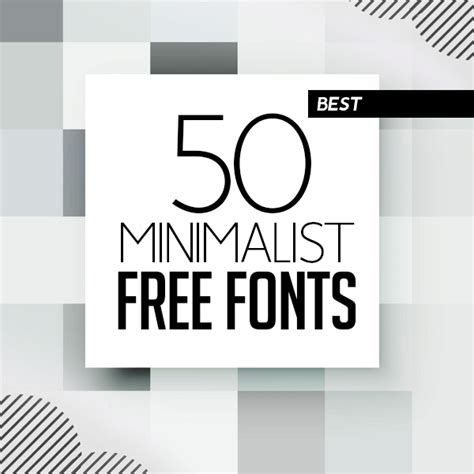 50 Great Free Fonts For Minimalist Designs Fonts Graphic Design