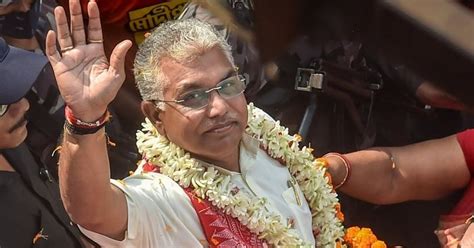 24 hour campaign ban on bjp s dilip ghosh over his sitalkuchi remarks in bengal