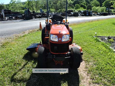 2014 Kubota B2320 Compact Tractor With 60 Belly Mower Loader Ready