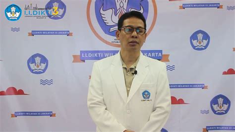 Sambutan Kepala Lldikti Wilayah Iii Bapak Prof Dr Agus Setyo Budi M
