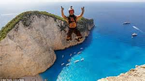 Base Jumpers Flock To Greece For A Breathtaking Dive Above