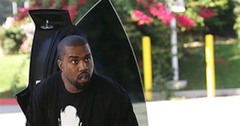 Kanye West Talks To Paparazzi About Alleged Pap Scuffle Says Shutterbug Fell Down And Faked It