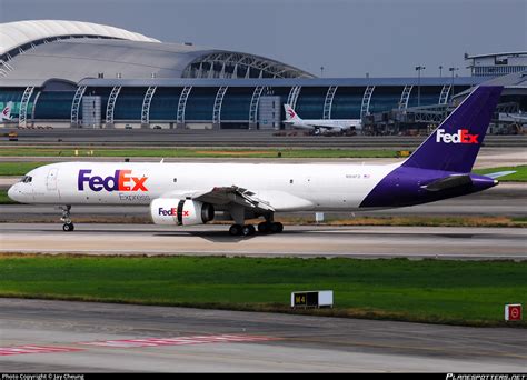 N914fd Federal Express Fedex Boeing 757 28asf Photo By Jay Cheung