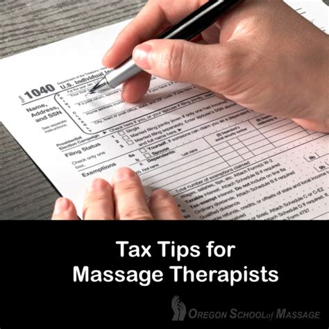 Tax Tips For Massage Therapists Oregon School Of Massage