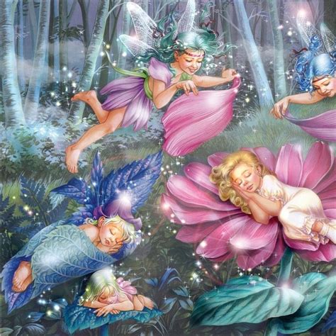 Evening Fairies Beautiful Fairies Fairy Art Painting