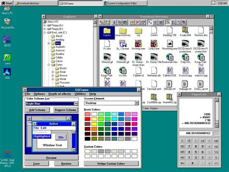 Windows 3x Schemes And Themes