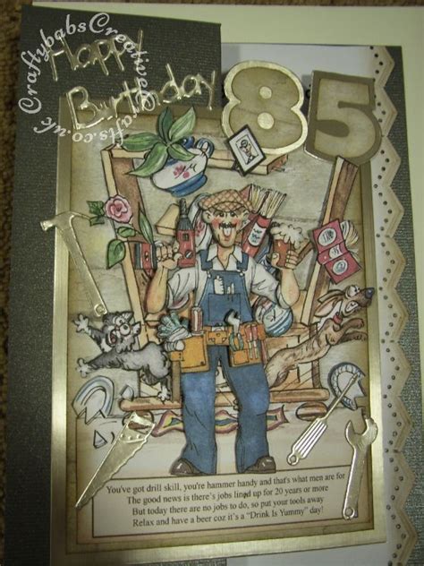 Pin By Ina On Mannen Kaarten Birthday Diy 85th Birthday Cards