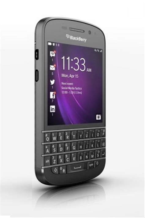 Refurbished Blackberry Q10 Black 2gb16mb Acceptable Condition