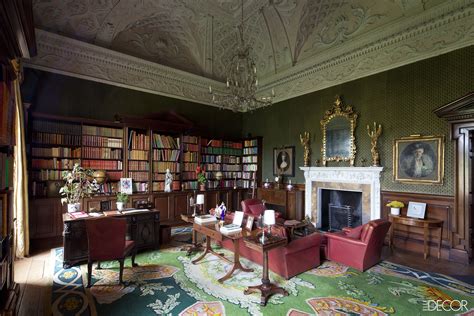 In The Library Of Irelands Russborough House A Plaster Ceiling By