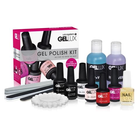 The world's first gel polish that can be applied in one step. Salon System Gel Nail Kit | Profile Gellux | Adel Professional