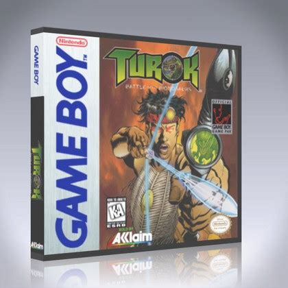 GameBoy Turok Battle Of The Bionosaurs Custom Game Case Retro Game
