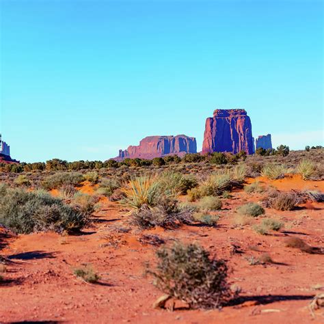 Right Panel 3 Of 3 Monument Valley Monolith Panorama Landscape