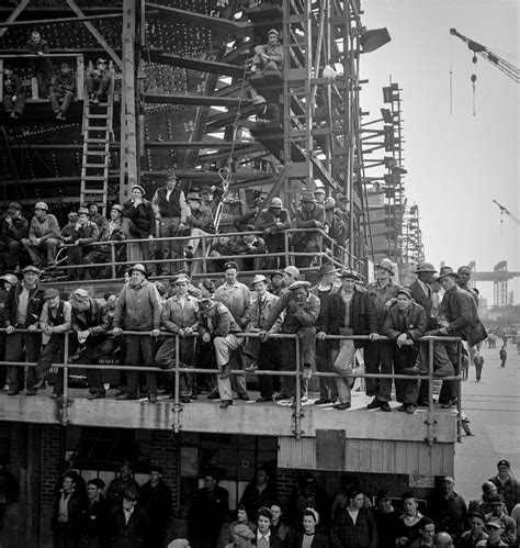 Building Liberty Ships For The War Effort 1941 Rare Historical Photos