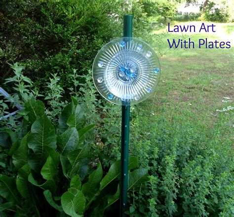How To Make Outdoor Lawn Art With Glass Plates Simply Southern Mom
