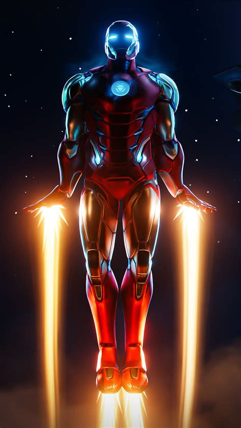 A collection of the top 66 iron man wallpapers and backgrounds available for download for free. Iron Man Fortnite 4K Ultra HD Mobile Wallpaper