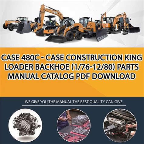 Case 480c Case Construction King Loader Backhoe 176 1280 Parts