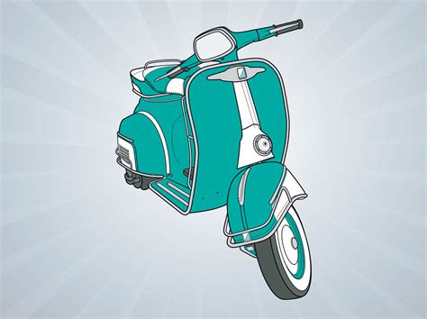 Vespa Graphics Vector Art & Graphics | freevector.com