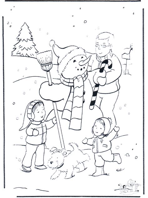 84 Dibujos De Invierno Para Colorear Oh Kids Page 2