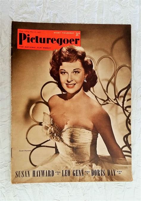 Picturegoer Uk Movie Magazine 1952 Susan Hayward Cover Doris Day Susan Hayward Movie