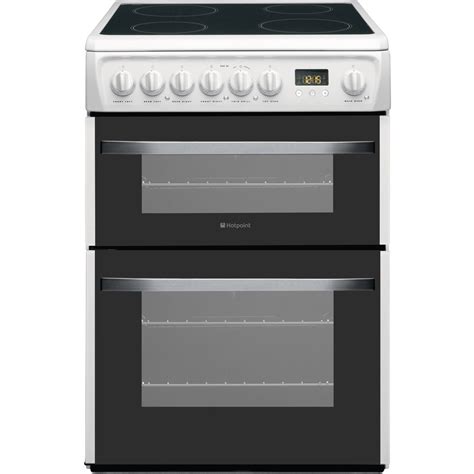 Hotpoint Electric Freestanding Double Cooker 60cm Dsc60p Hotpoint