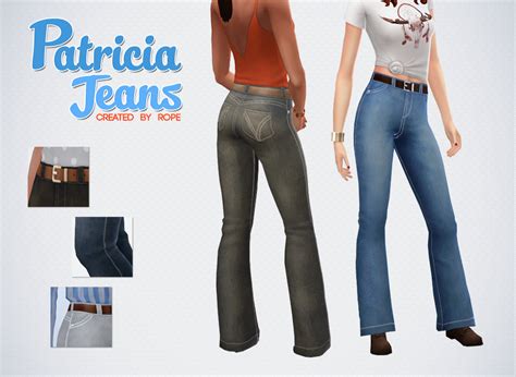 Maxis Match Cc — Simsontherope Patricia Jeans For The Sims 4 I