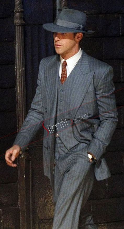 Gangster Squad Ryan Gosling Sgt Jerry Wooters Suit Designer Suits