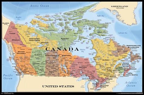 Map Of Canada Amznto2phk45h Canada Wall Europe Map Canada Map